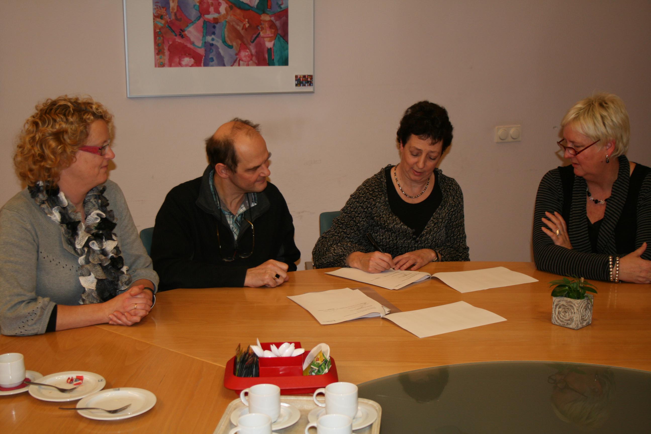Ondertekening intentieverklaring met Lunet zorg